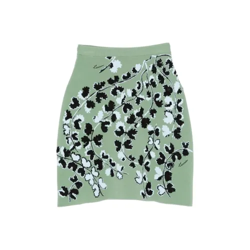 Lanvin SS25 Повседневные короткие юбки Женские Ферн Зеленый