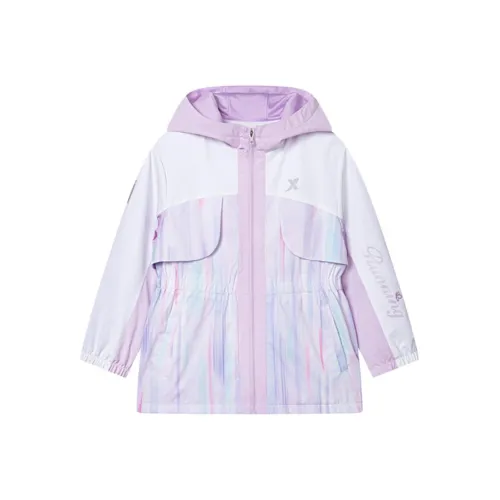 XTEP Куртки Пальто Фиолетовый Монэ Дети Возраст 3-7 Лет