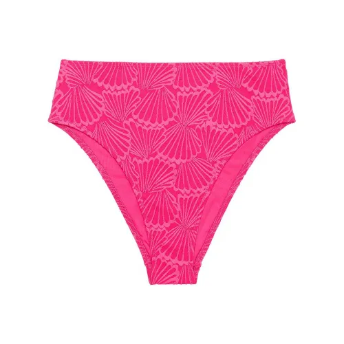 Victoria's Secret Розовый HIGH Обхват талии Cheeky Бикини Низ Enchanted Розовый Плавки Женские Розовый