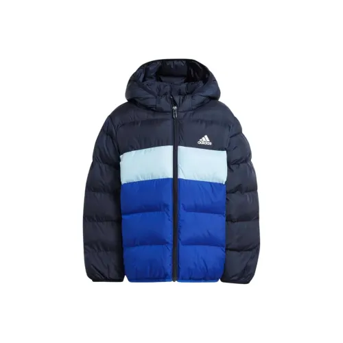 Adidas Пуховик Синтетический Пуховик Legendary Чернила Clear Sky Полупрозрачный синий Для детей 3-7 лет