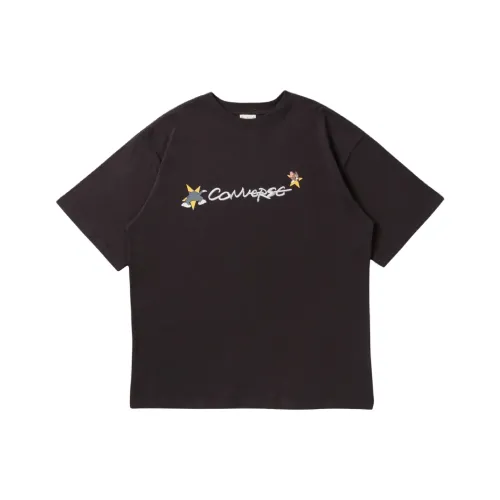 Конверс Черная Унисекс Футболка