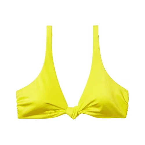 Victoria's Secret Розовый Узел Бикини Топ Желтый Бикини Женские Желтый