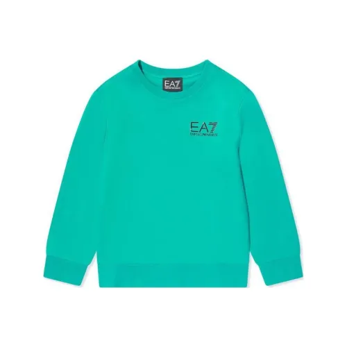 EMPORIO ARMANI Толстовка EA7 SS24 Бирюзовый Детский