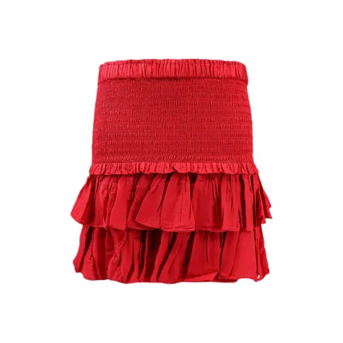 ISABEL MARANT ETOILE Повседневные короткие юбки Женские Красный