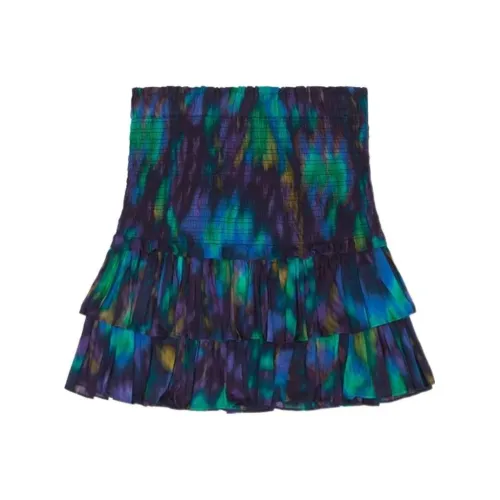 ISABEL MARANT Синие Женские Повседневные Короткие Юбки