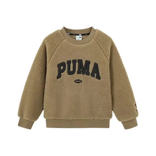 PUMA Свитшот Песочный Хаки Детский