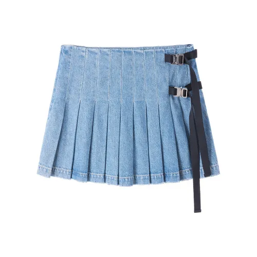Miss Sixty Джинсовые короткие юбки Женские Средний синий