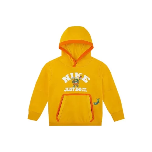 NIKE Желтые Kids Свитшоты