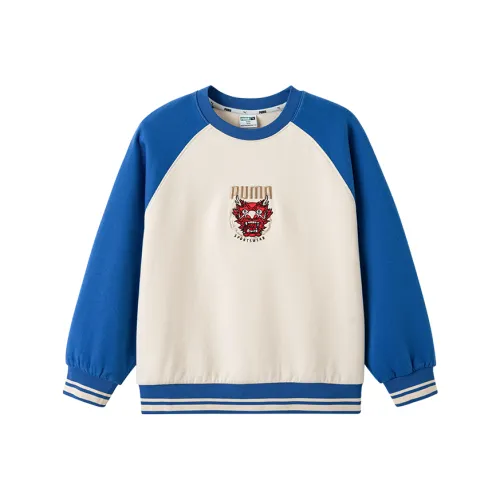 PUMA STUDIO Yogini Экрю Kids Свитшоты