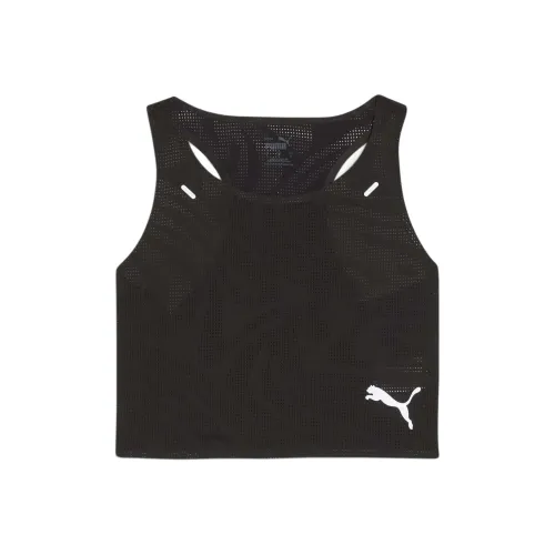 PUMA RUN ULTRASPUN Женская беговая спортивная майка Sport Жилет Женская Черный