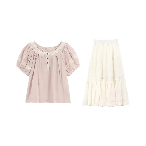 Incolore Комплект с юбкой Женские Розовый