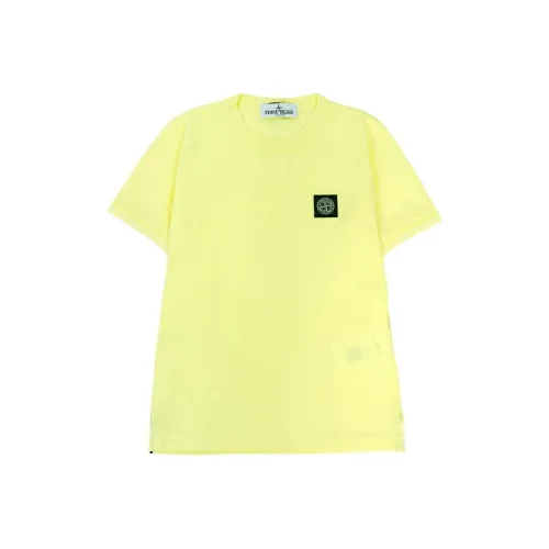 STONE ISLAND T-рубашка Желтая Детская