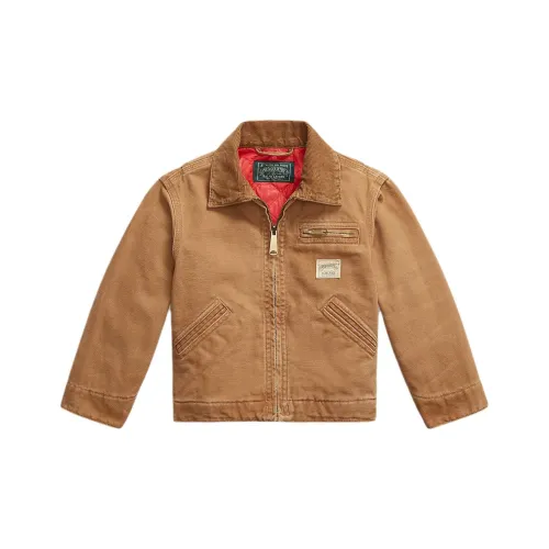 Polo Ralph Lauren Хлопковый пуховик FW24 Хаки Детский