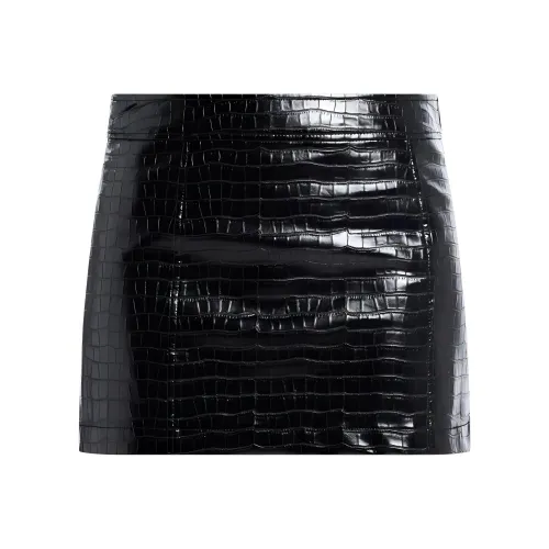 MICHAEL KORS FW24 Повседневные короткие юбки Женские Черный