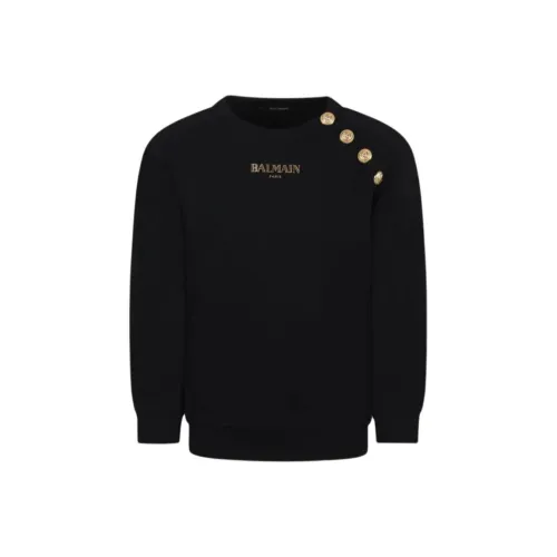BALMAIN Черный Kids Свитшоты