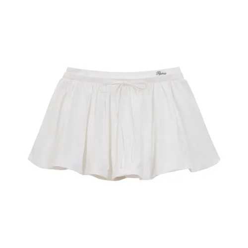 FPMZ Повседневные короткие юбки Женские Белые