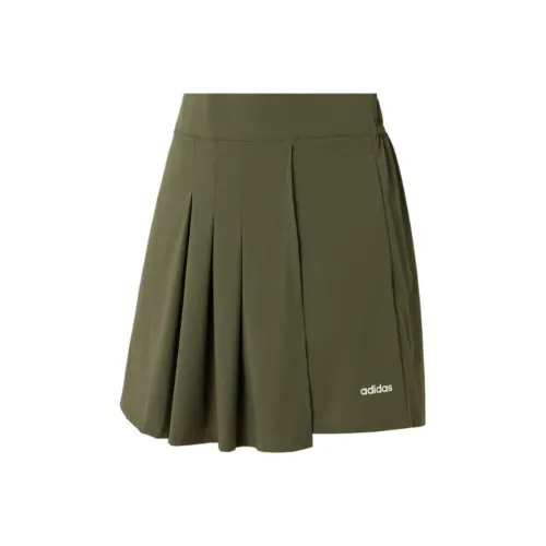 Adidas Повседневные короткие юбки Женские Зеленый