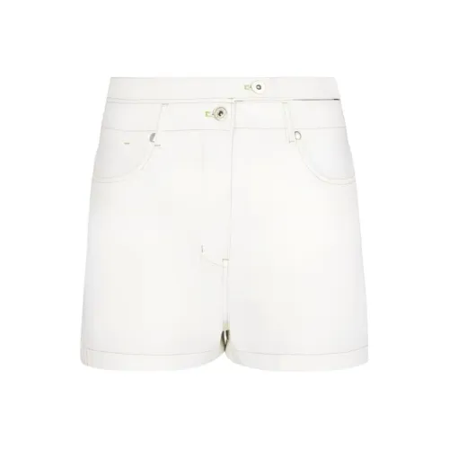 Sonia Rykiel SS24 Джинсовые шорты Женские Белые