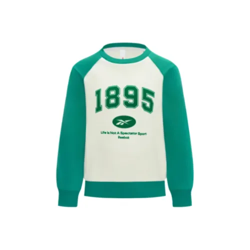 Reebok совместный бренд Свитшот Сапфирово-зеленый для детей 3-7 лет