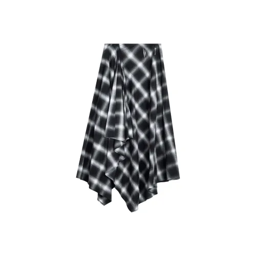 TERRA INCOGNITA x FIRSTFLOOR Повседневный Длинный Юбка Женские Черный