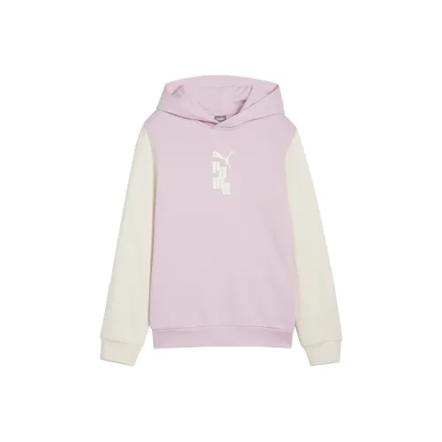 PUMA Свитшот Светло-фиолетовый Подростки