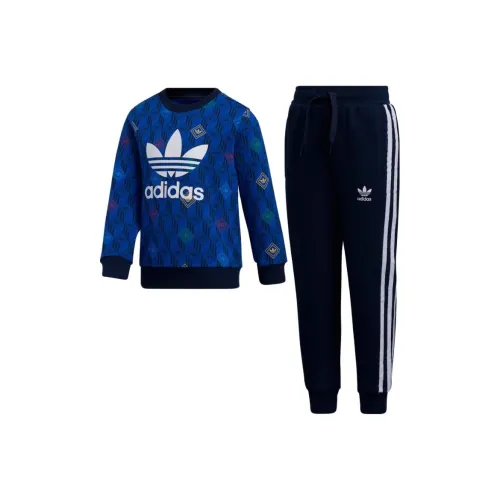 Adidas Originals Повседневная Спортивная Одежда Королевский Синий Детская