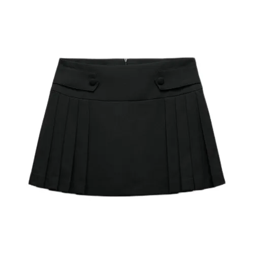 ZARA Черные Женские Повседневные Короткие Юбки