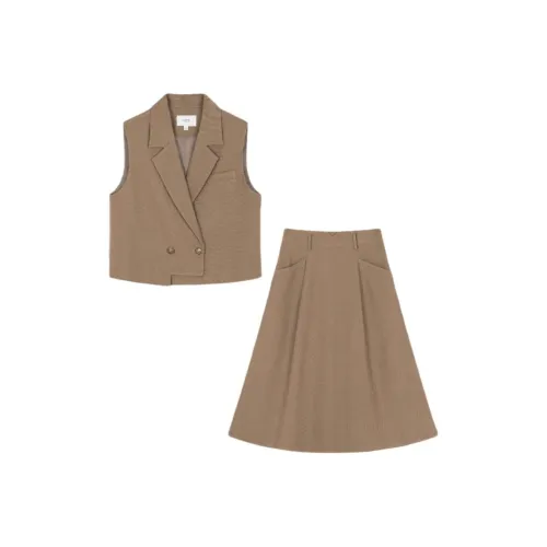 Mo Han Yi Mei Комплект с юбкой Женские Кофе