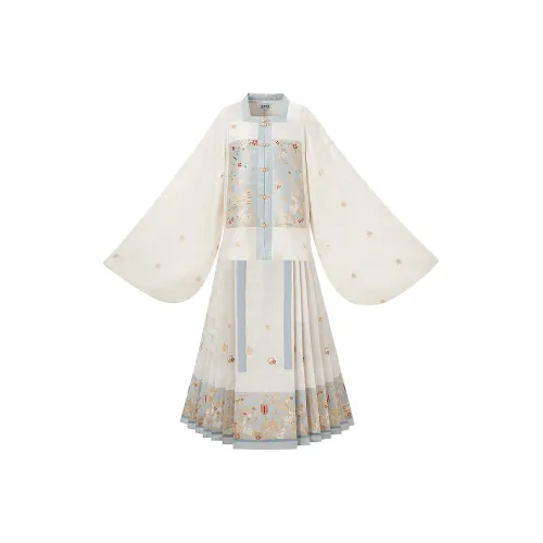 Cloud Hidden Moon Embroidery Ханьфу Женские