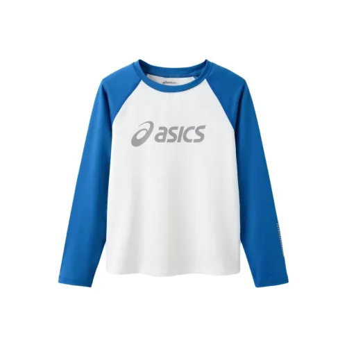 ASICS Sports Performance Белый Синий Унисекс T-рубашки