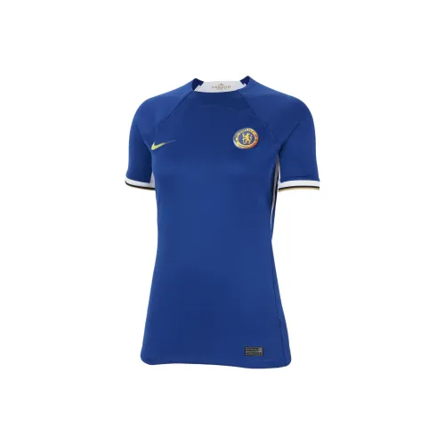 nike Nicolas Jackson Chelsea 2023 24 Stadium Дом Футбол Джерси Женские Синий