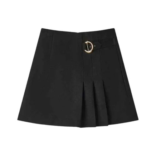 EICHITOO Повседневные короткие юбки Женские Черный