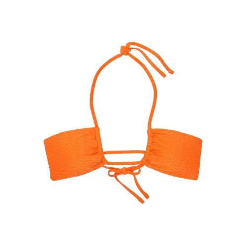 Victoria's Secret Розовый Mix Match Многофункциональный Халтер Бикини Топ SU Бикини Женские Солнечно-оранжевый