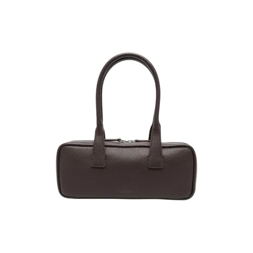 Staud Телячья кожа Плечевая сумка Унисекс Кофейно-коричневый