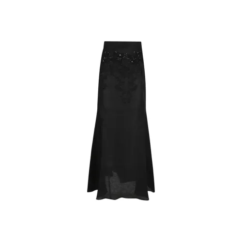 ERMANNO SCERVINO Повседневный Длинный Юбка Женские Черный