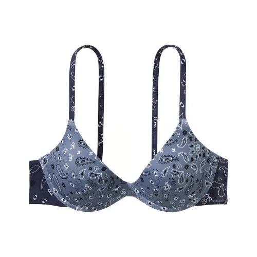 Victoria's Secret Scoop PUSH UP Бикини Топ Синий Бикини Женские Синий