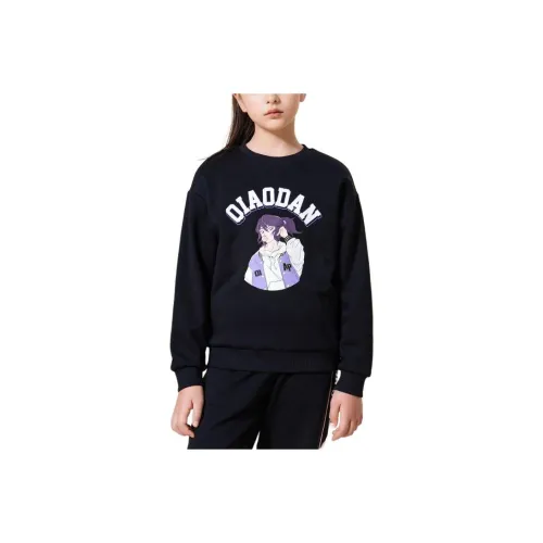 QIAODAN Толстовка Черная Подростки