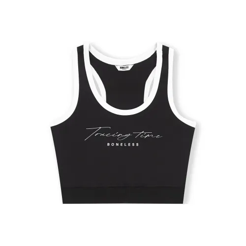 Безшовный крой Женские спортивные майки без рукавов