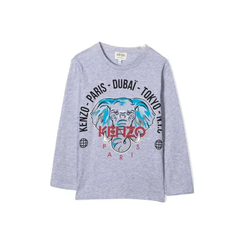 KENZO Серый Kids T-рубашки