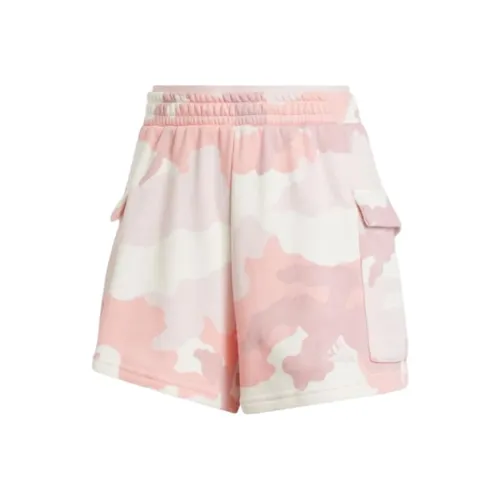 Adidas Essential Шорты карго Женские Песочно-розовые