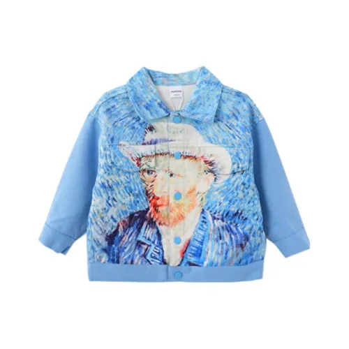 Mami Macca Куртки Пальто Синий Дети Возраст 3-7 Лет