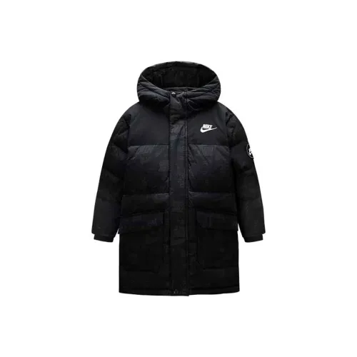 Nike Пуховик Черный Подростки