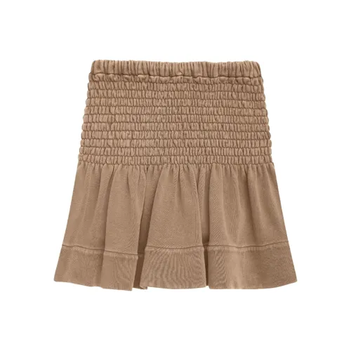 ISABEL MARANT ETOILE FW24 Повседневные короткие юбки Женские Светло-коричневый