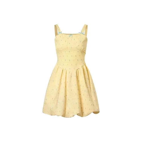 DOSOHEB Желтый Женские Слиплатья