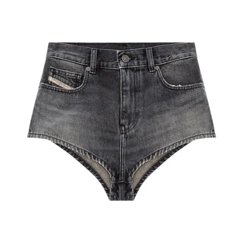 DIESEL SS24 Джинсовые шорты Женские Черные