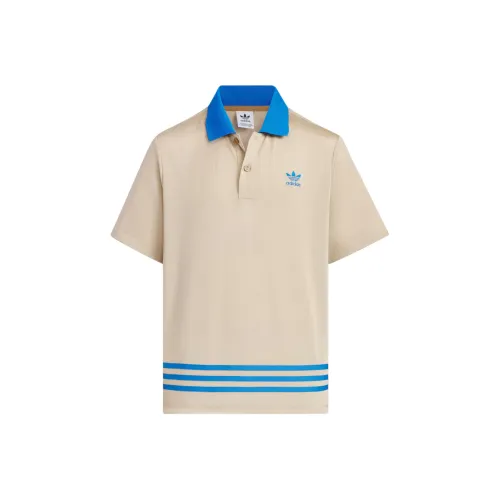 Adidas Детский топ песочного коричневого цвета для малышей