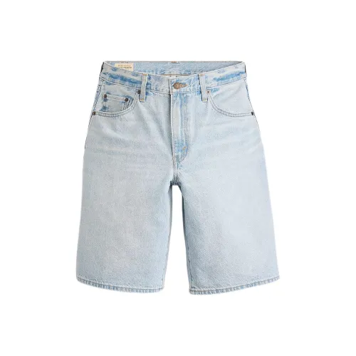 Levi's Джинсовые шорты Женские Вымытый Светло-Синий