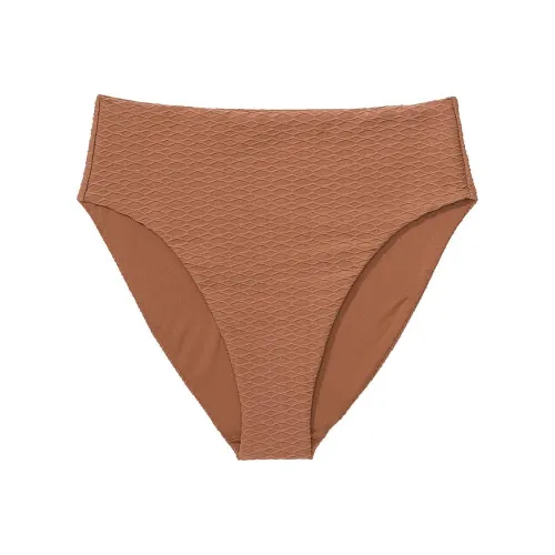 Victoria's Secret Розовый Mix Match Высокая Обхват талии Полное покрытие Бикини Низ Плавки Женские Карамель