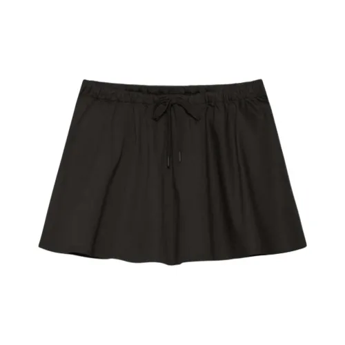 Aritzia FW24 Sunday Best Boba Юбка Повседневная Короткая Юбка Женская Черная Черная