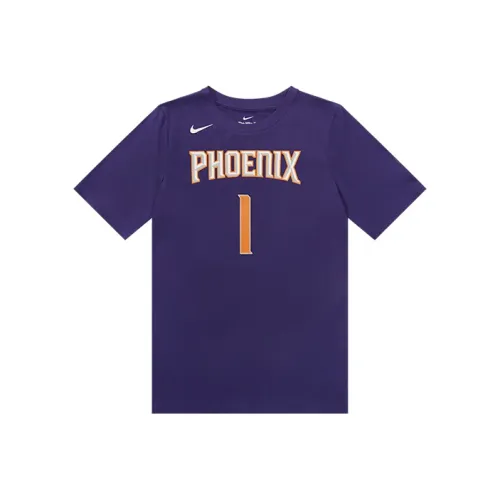 NIKE Фиолетово-синие унисекс футболки